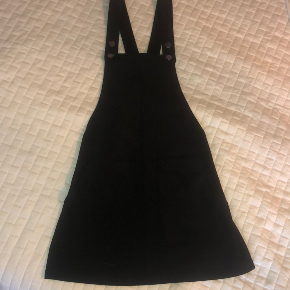 Overall Suede Dress